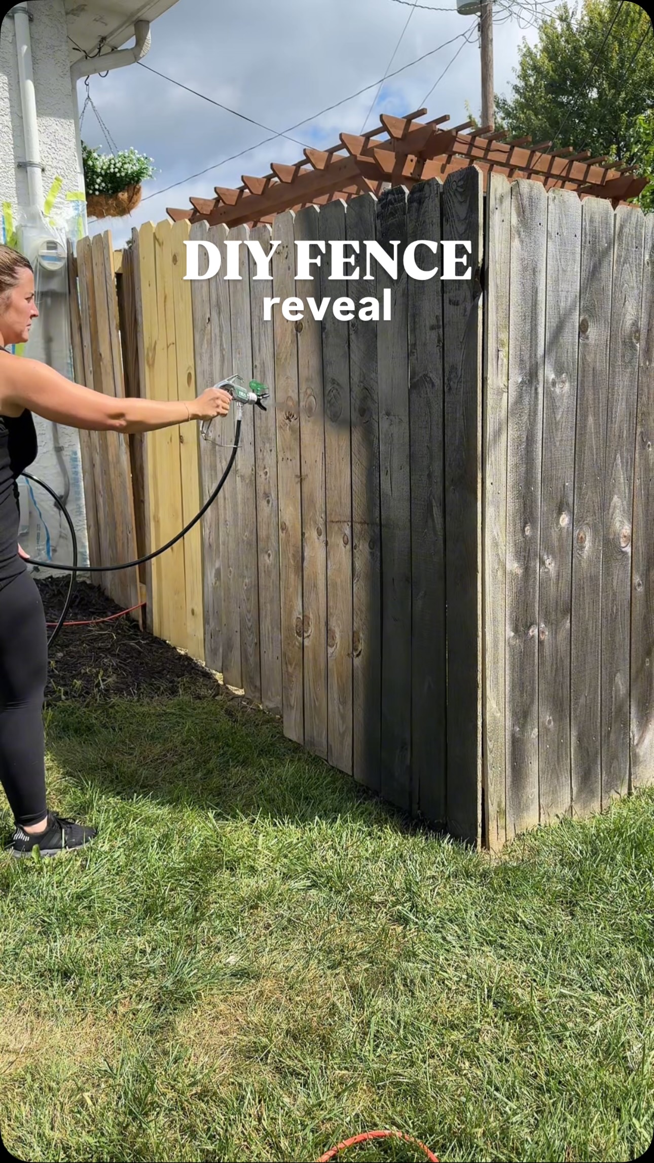 Instagram post by @megank_home for Wagner SprayTech. Caption reads: I cannot believe this is my backyard!! It got a....