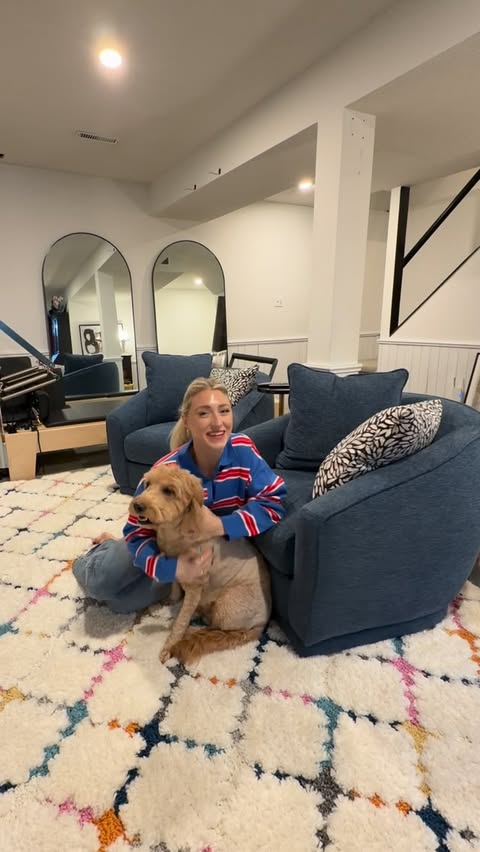 Instagram post by @pipergilles for The Brick. Caption reads: Now that I’m back home (only for a little bit....