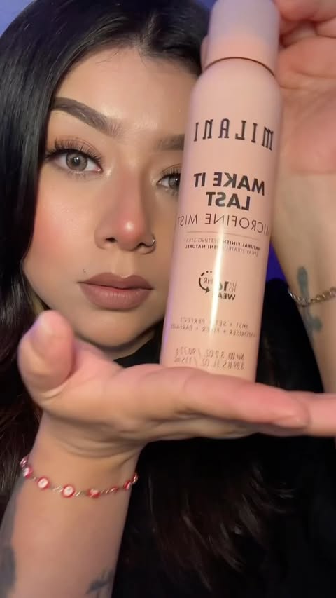Instagram post by @makeupbybr3ndiiiux for Milani Cosmetics. Caption reads: Gifted by Milani Thank you so much....