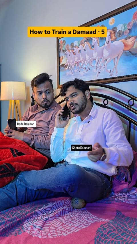 Instagram post by @flyingboysz for Sunfeast Yippee. Caption reads: Chote Damaad is now Unstoppable 😅 . . . #comedy....