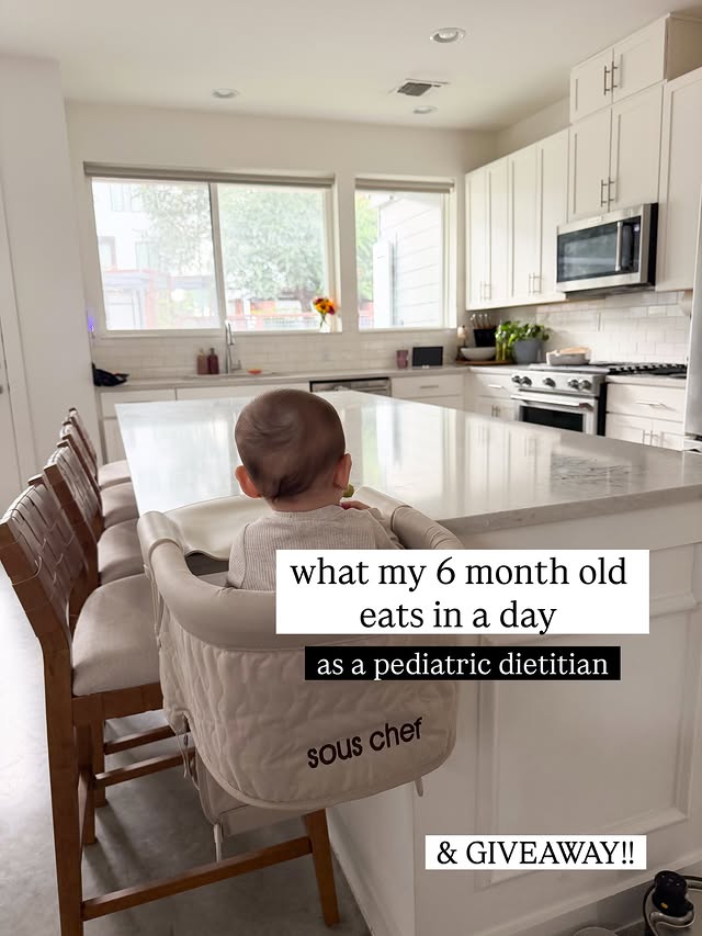 Instagram post by @the.pediatric.dietitian for Lalo. Caption reads: [...] to the one she uses! Parterning with @lalo....