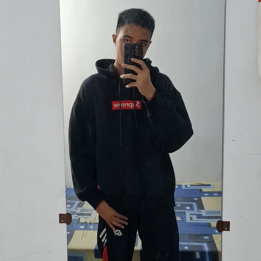 Instagram post by @muhammadsuraz_official for Supreme. Caption reads: Got that drip 😎.