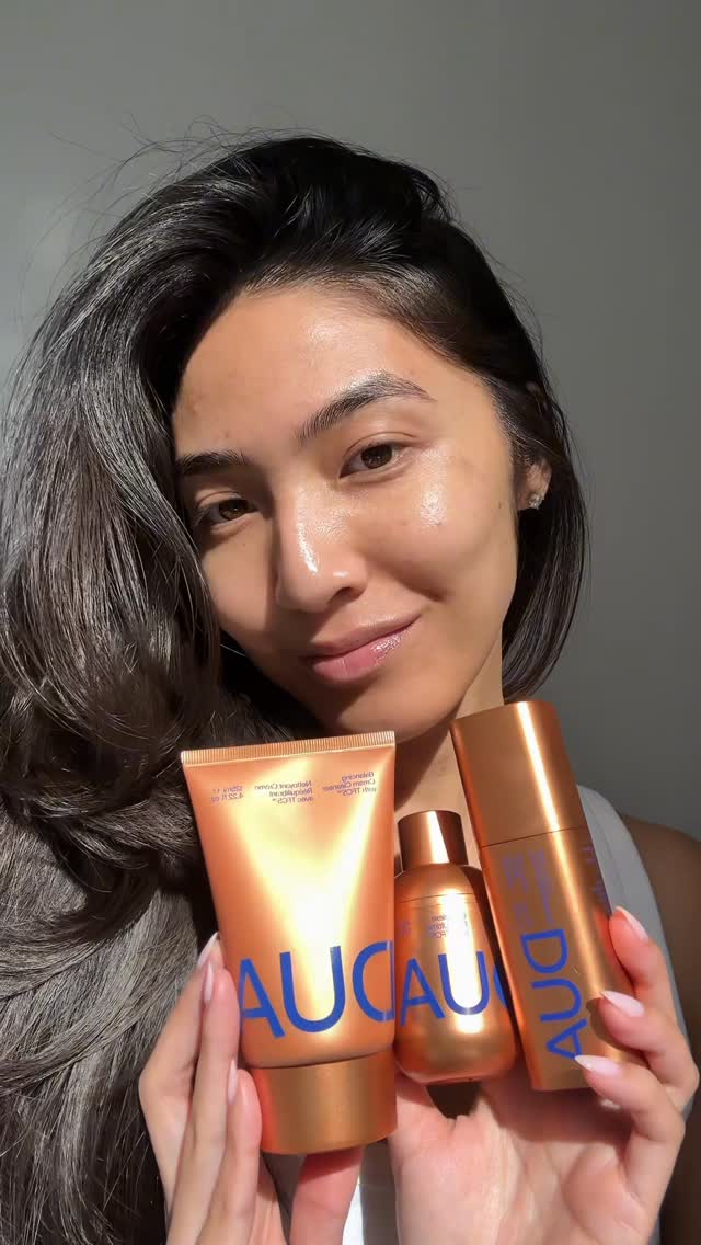 Instagram post by @kristinediez for Augustinus Bader. Caption reads: A skincare launch I’m actually excited about....