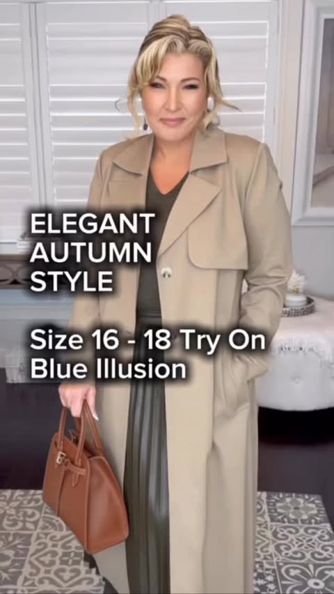 Instagram post by @thisgoeswiththataust for Blue Illusion. Caption reads: [...] effortlessly chic this autumn with Blue....