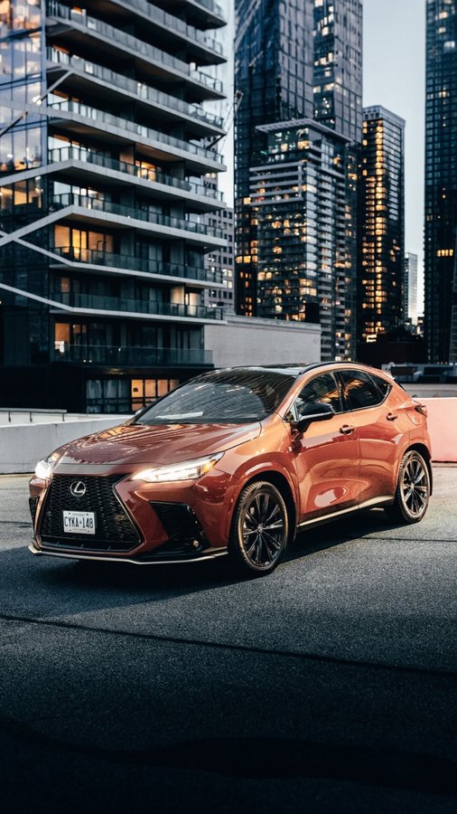 Instagram post by an influencer for Lexus Canada. Caption reads: [...] the journey to mastery with @LexusCanada and....