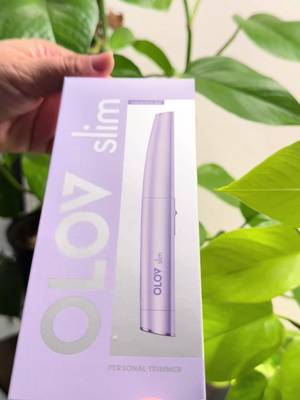 TikTok post by @isaluteee for OLOV. Caption reads: @OLOV #fyp #trending #facial #hairremover [...].