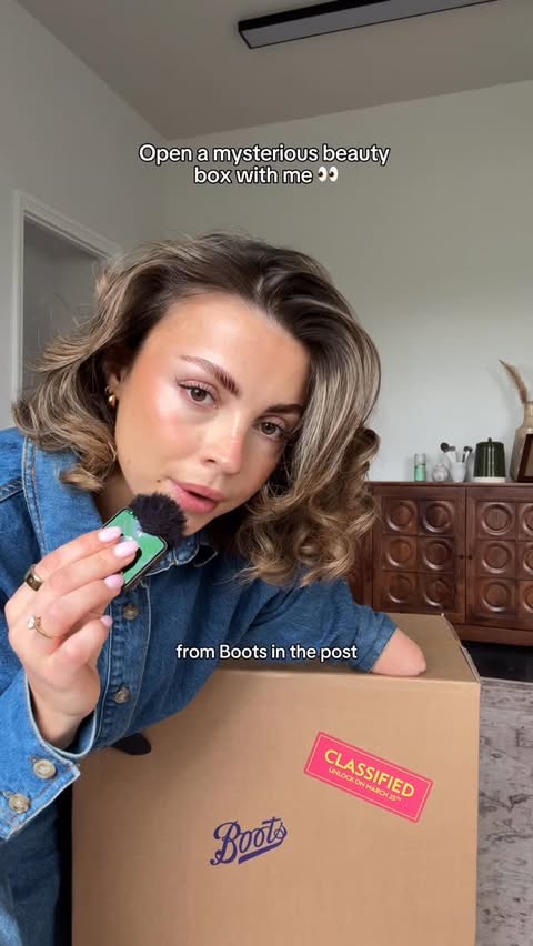 Instagram post by an influencer for Boots UK. Caption reads: [...] trending beauty products at @bootsuk all you....