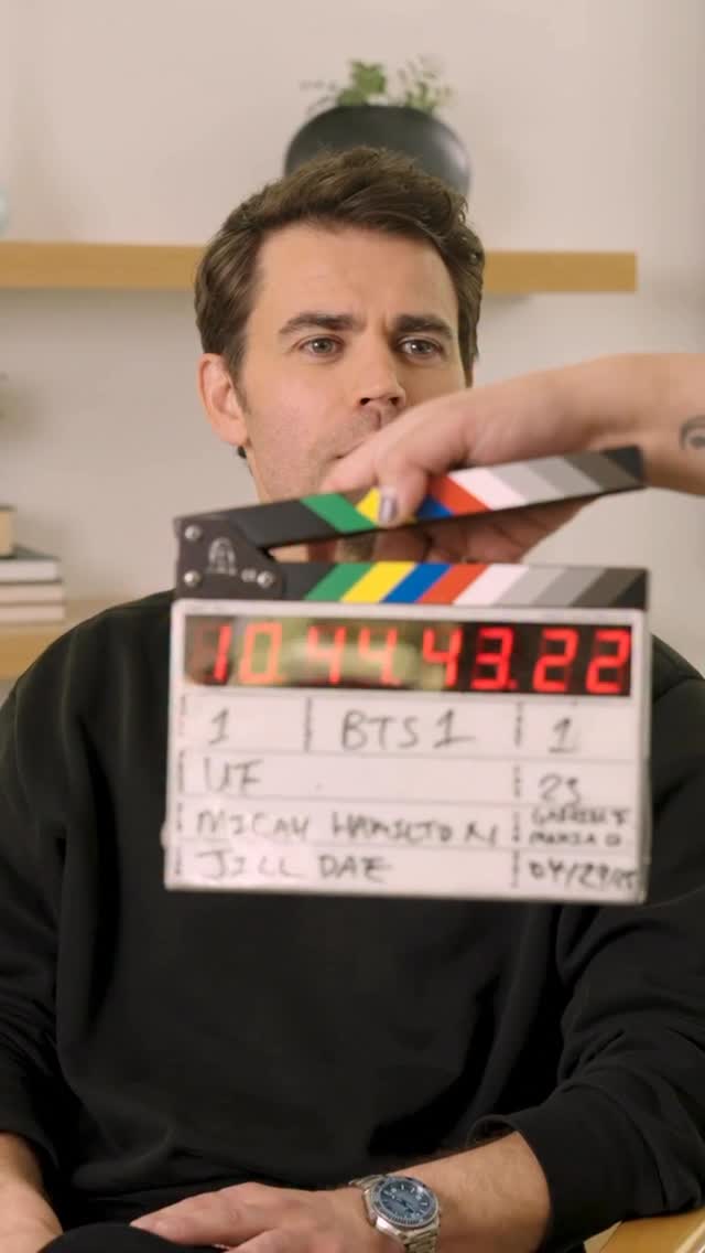 Instagram post by @paulwesley for Drinks TRIP. Caption reads: BTS footage from a recent Cherry Lemon shoot with....