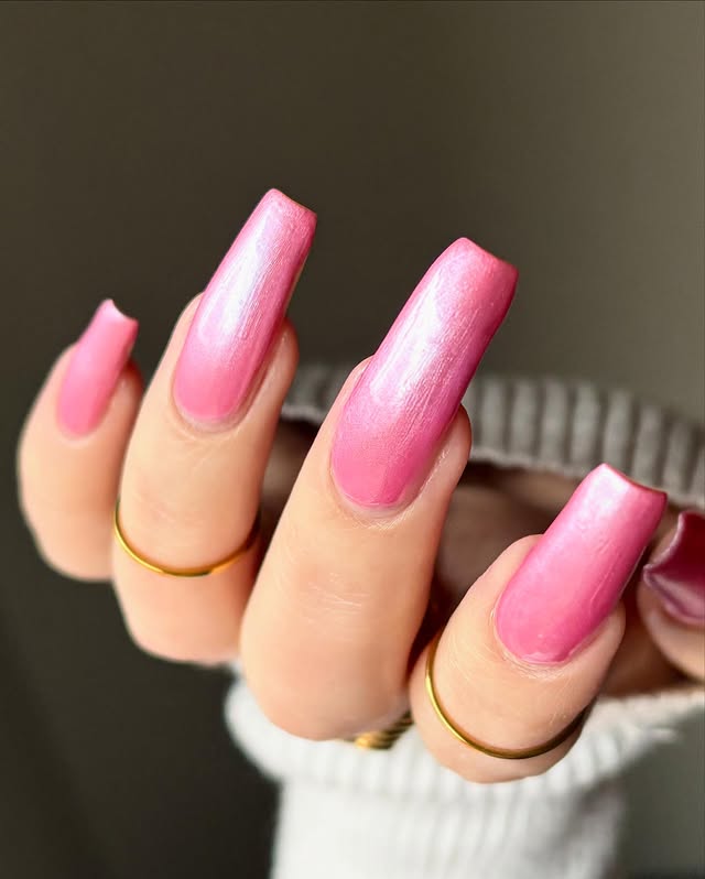 Instagram post by @cozychai.nails for Cracked Polish. Caption reads: Velour Tracksuit - @crackedpolish 💕🎀🌸 *paid....