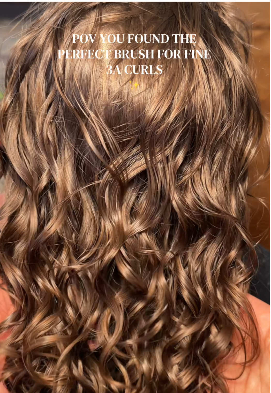 TikTok post by @sheraygarofalo for FHI Heat. Caption reads: [...] are gentle on my daughter’s curls ✨ @FHI....