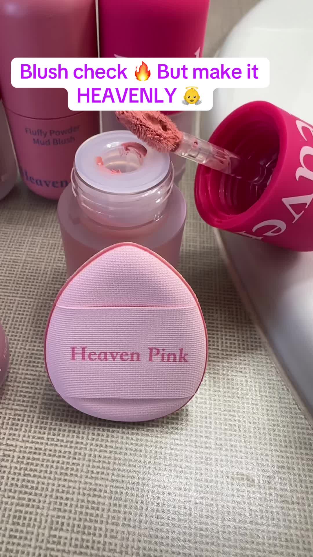 TikTok post by @sugarysweettho for Heaven Pink. Caption reads: Pink without the harsh lines. Heaven Pink is....
