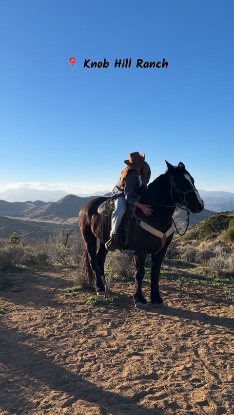 Instagram post by @the_gretaway for Visit California. Caption reads: [...] @knobhillranch 🚗: @redjeeptours....