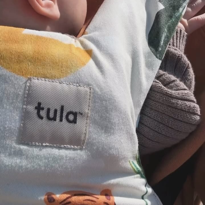 Instagram post by @rachel.lampton for Baby Tula. Caption reads: When even the mundane days feel magical because we....