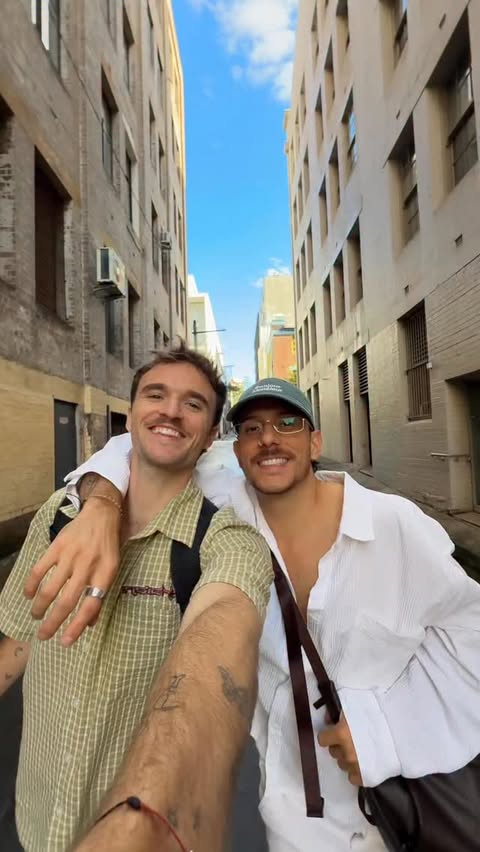 Instagram post by @loganandjordy for FlixBus. Caption reads: This weekend, Jordy and I tried out @flixbus in....