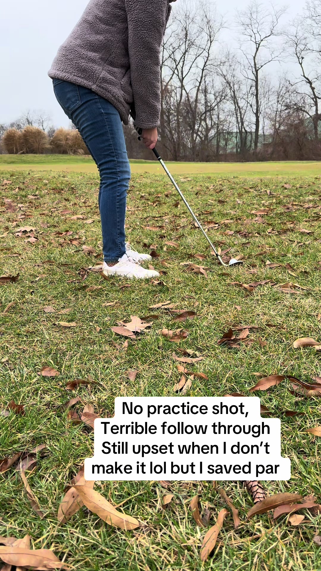 TikTok post by @stephanieshoppingspecial for 69 Golf. Caption reads: [...] set for my approach shots! #holidayhaul....