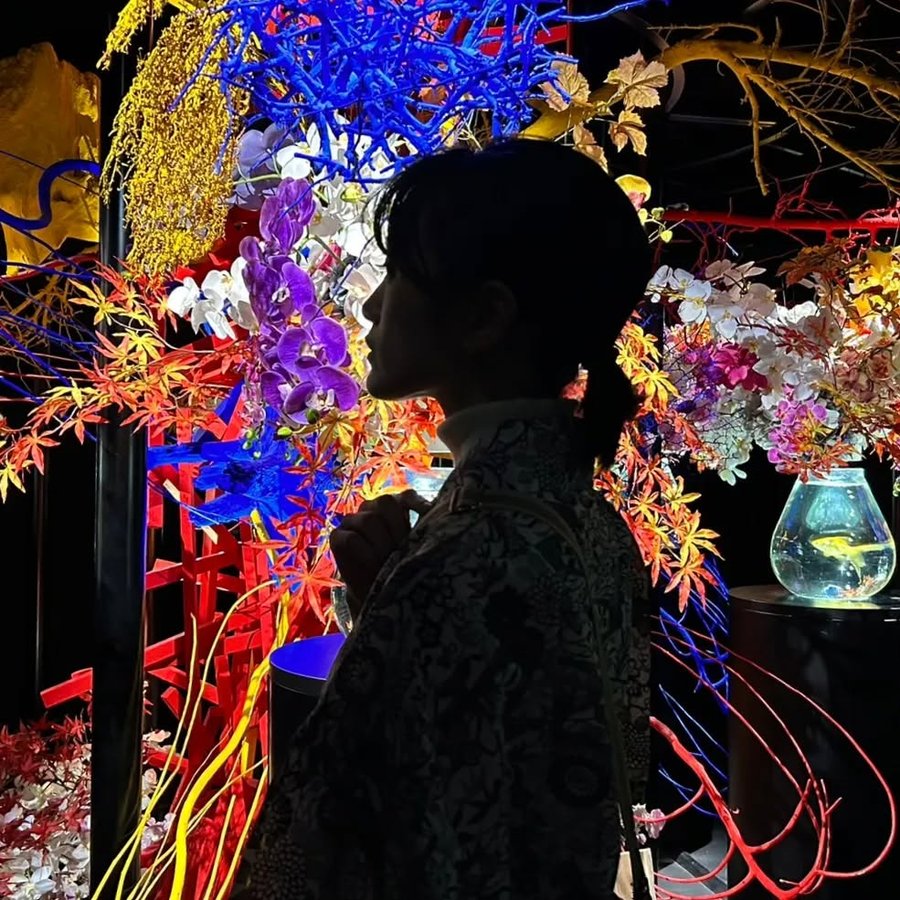Instagram post by @kb.shiori for ARTAQUARIUM. Caption reads: PR @artaquarium_tm_official #artaquarium....