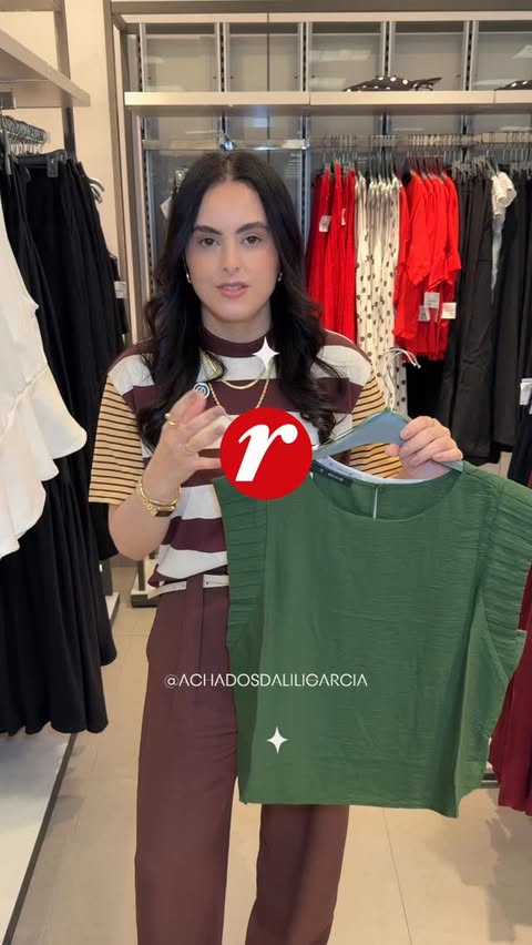 Instagram post by @achadosdaliligarcia for Lojas Renner. Caption reads: Blusa perfeita para investir.

Se quiser o link é....