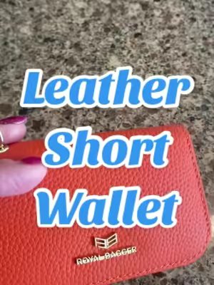TikTok post by @mama5.finds for Royal Bagger. Caption reads: [...] #CreditcardWallet #SmallWallet @ROYAL BAGGER....