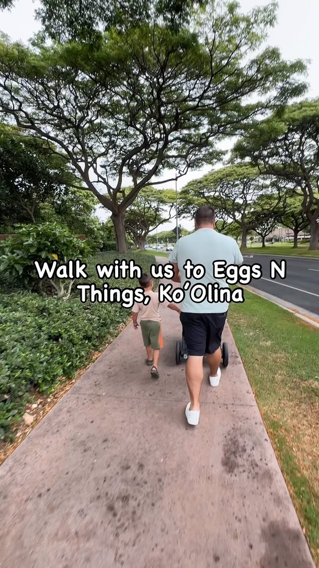 Instagram post by @chevoneco for Joovy. Caption reads: |hosted| Just a quick 5-minute stroll from Aulani....