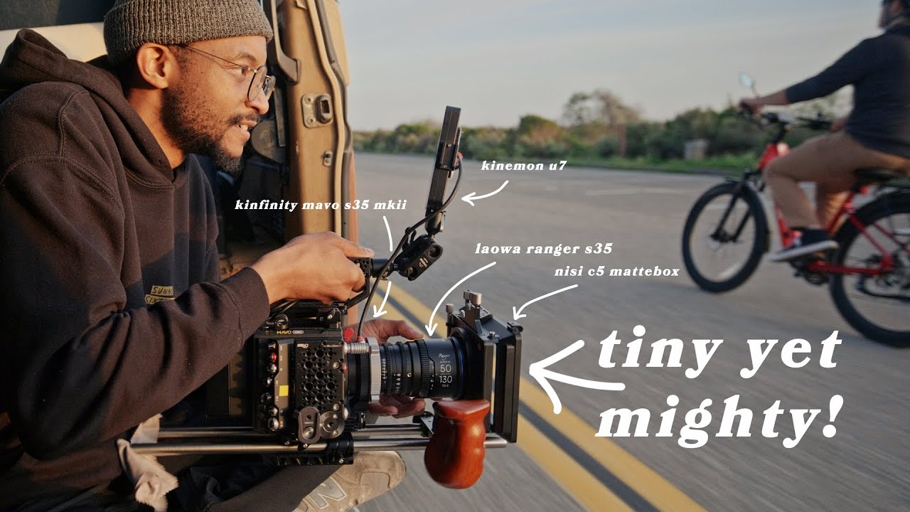 YouTube post by @CineDailies for CRDBAG. Caption reads: Laowa Ranger S35 Cine Zooms: What You Need to Know.