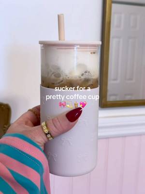 TikTok post by @rachlmcdonald for Sandjest. Caption reads: [...] #icedcoffeecup #icedcoffee #coffee @SANDJEST.
