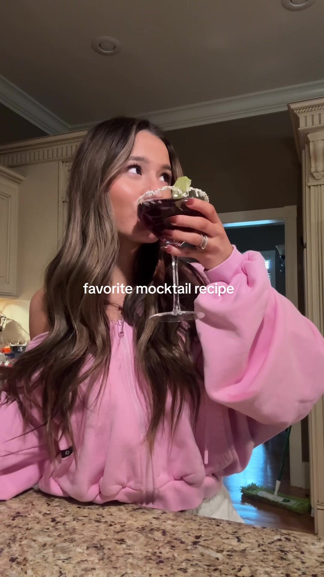 TikTok post by @julia_turke for Singles To Go. Caption reads: [...] and fun. #STGDryJanuary #ad @Singles To Go....