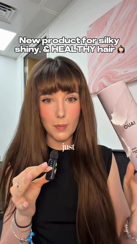 Instagram post by @sofiahairhealth for OUAI. Caption reads: [...] to finally stop breakage. This is @theouai’s....