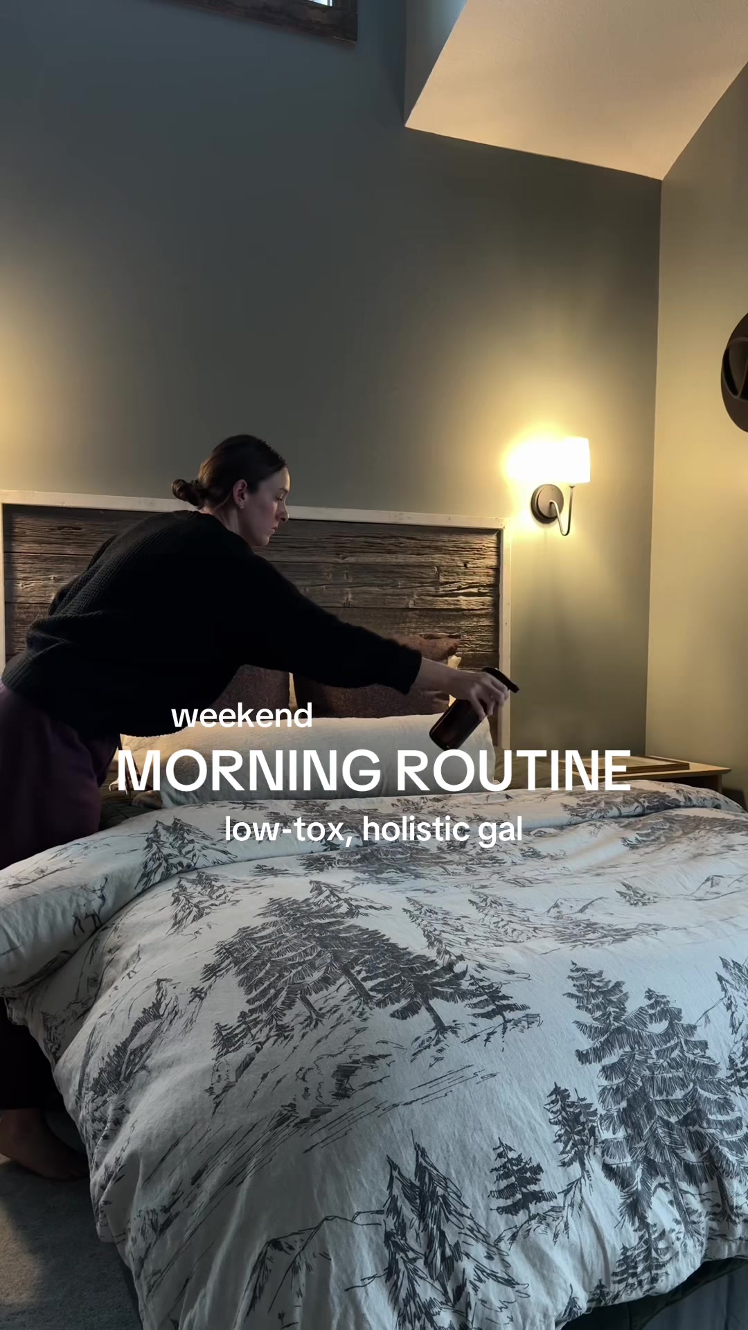 TikTok post by @claire_palmerr for OSEA Malibu. Caption reads: A weekend morning in my life🤎 it feels good to....