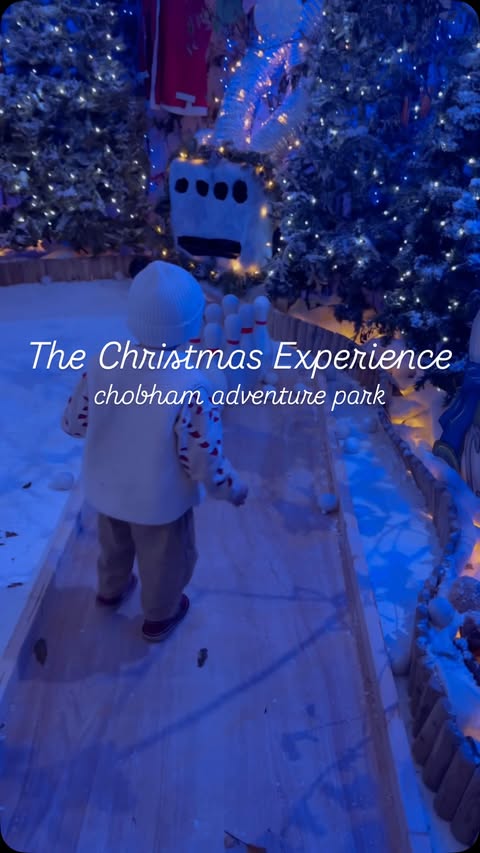 Instagram post by an influencer for Chobham Adventure Farm. Caption reads: [...] such a magical day at @chobhamadventurefarm....