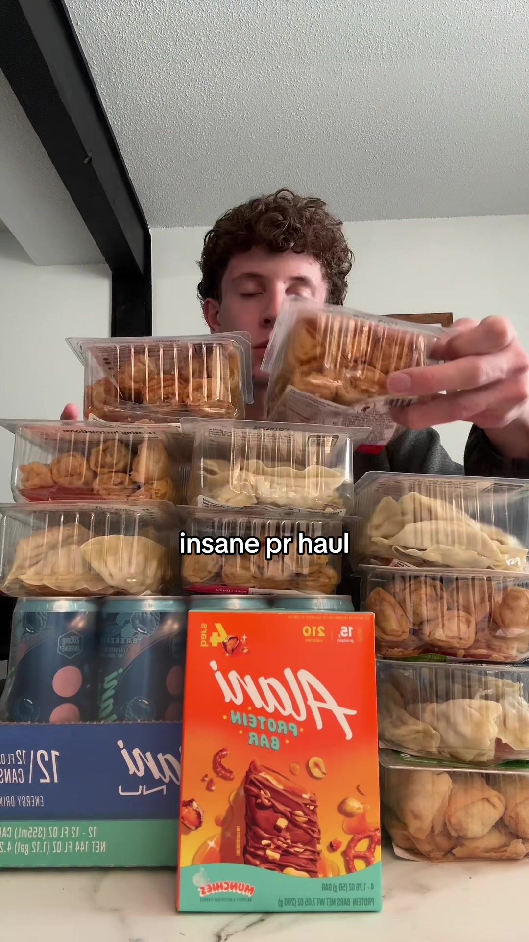 TikTok post by @johnspinaa for Facile Skin. Caption reads: [...] @Alani Nutrition @Kiehl's Since 1851 @Facile....