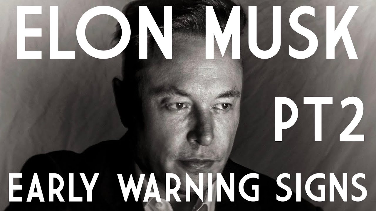 YouTube post by @commonsenseskeptic for Ekster. Caption reads: ELON MUSK - The Early Warning Signs - (Musk vs....