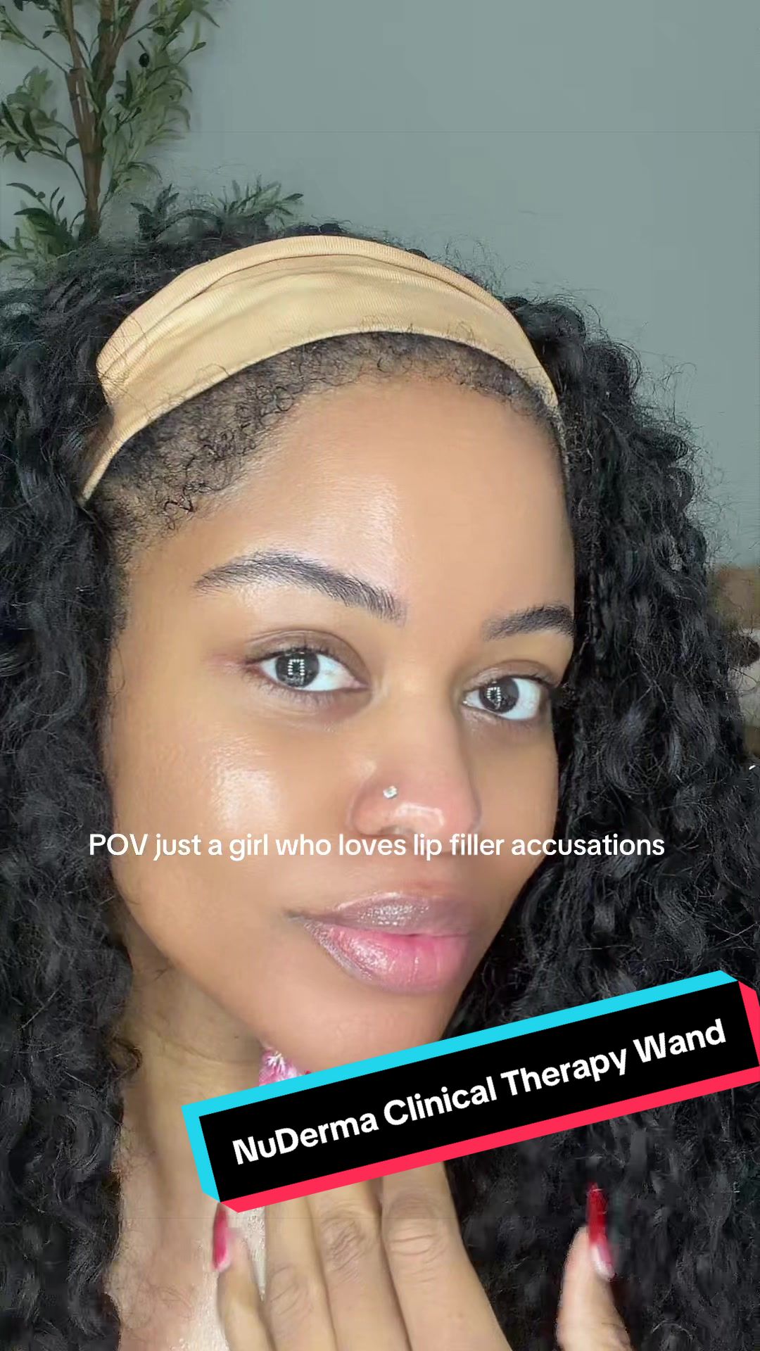 TikTok post by @candiiicam for Pure Daily Care. Caption reads: [...] boosting collagen for anti-aging ✨ @Pure....