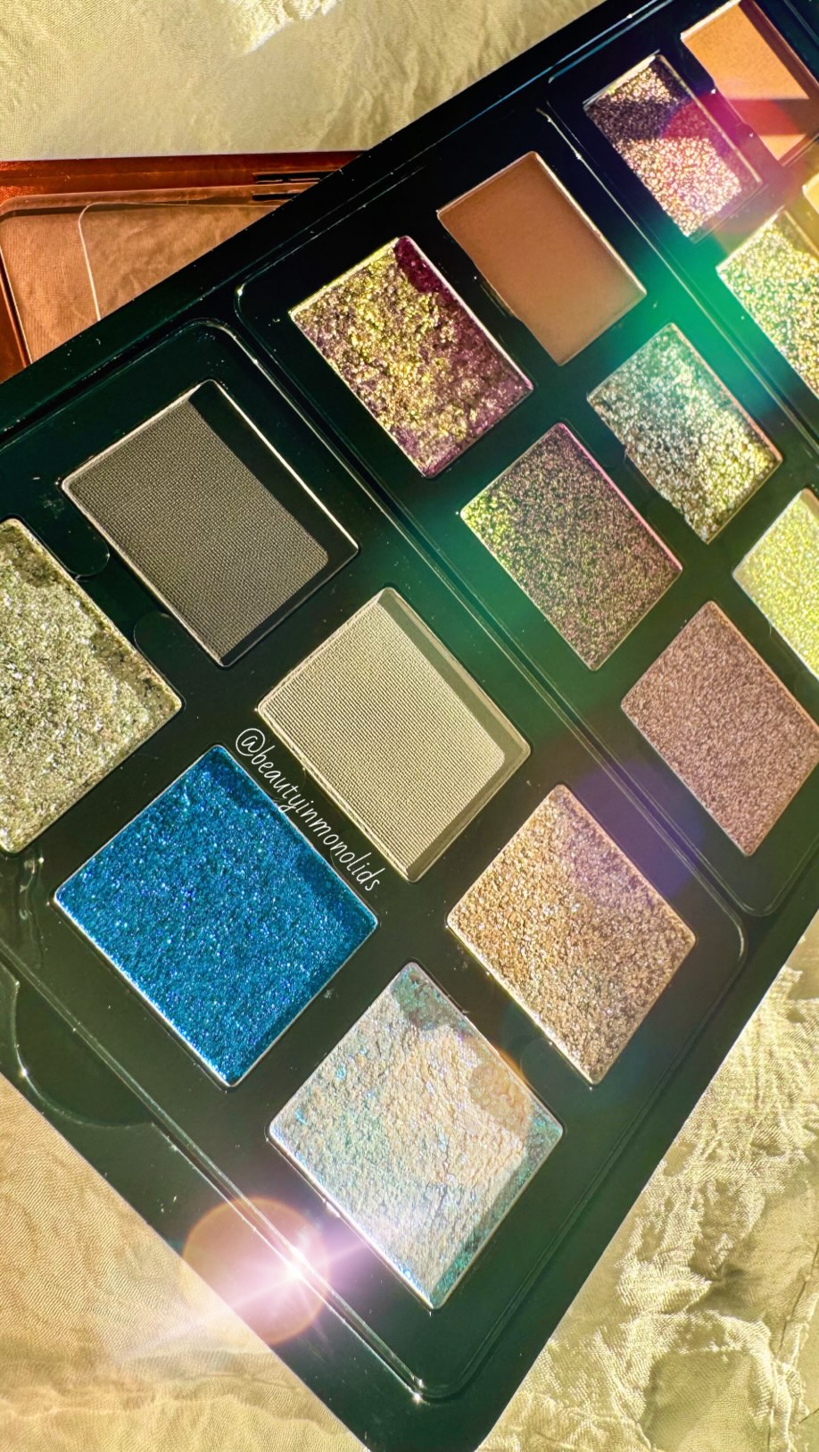 Instagram post by @beautyinmonolids for Danessa Myricks Beauty. Caption reads: [...] you so much @danessa_myricks....