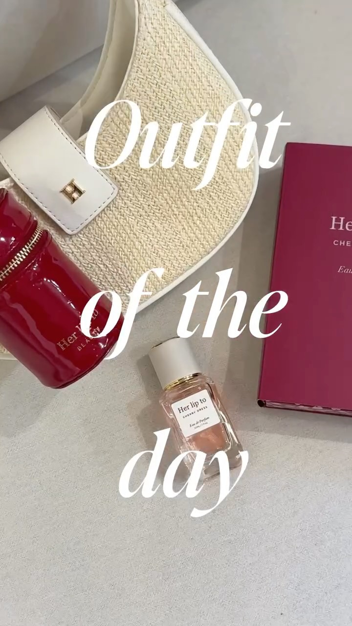 Instagram post by @hlt_marin for Her lip to. Caption reads: CHERRY DRESS👗🍒

@herliptobeauty....