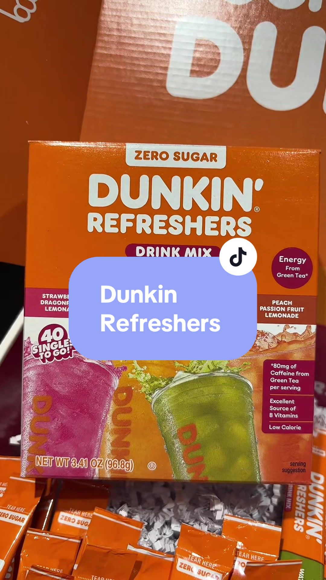 TikTok post by @sweetsopples_charm for Singles To Go. Caption reads: [...] #watertiktok #flavoredwater #singlestogo....