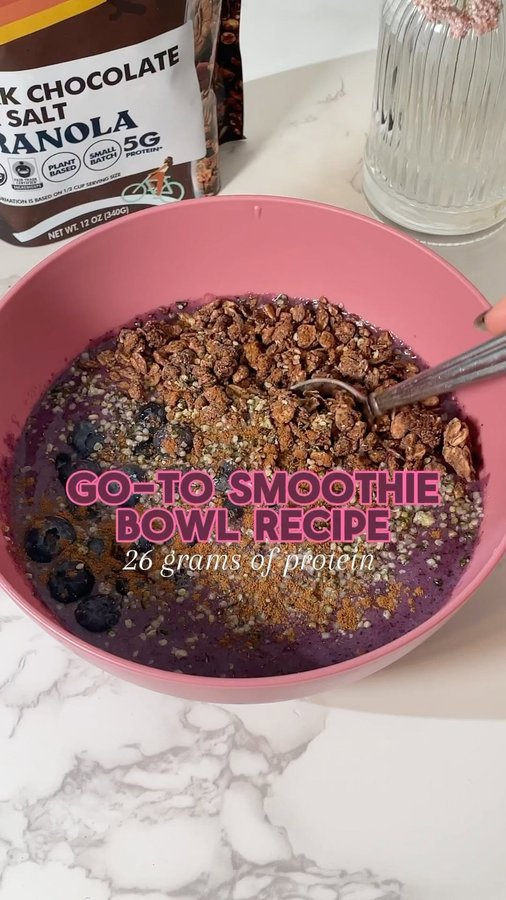 Instagram post by @dietitiancass for Grandy Organics. Caption reads: In honor of 3 flavors of @grandyorganics now being....