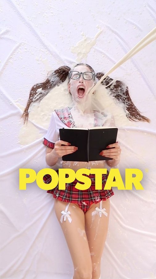 Instagram post by @letrileylive for Popstar Labs. Caption reads: @popstarlabs is the secret to bigger loads that....