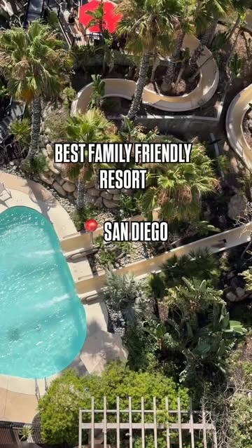Instagram post by @katerina.tos for Hyatt Regency. Caption reads: Hyatt Regency Mission Bay, San Diego 🌴 [...].