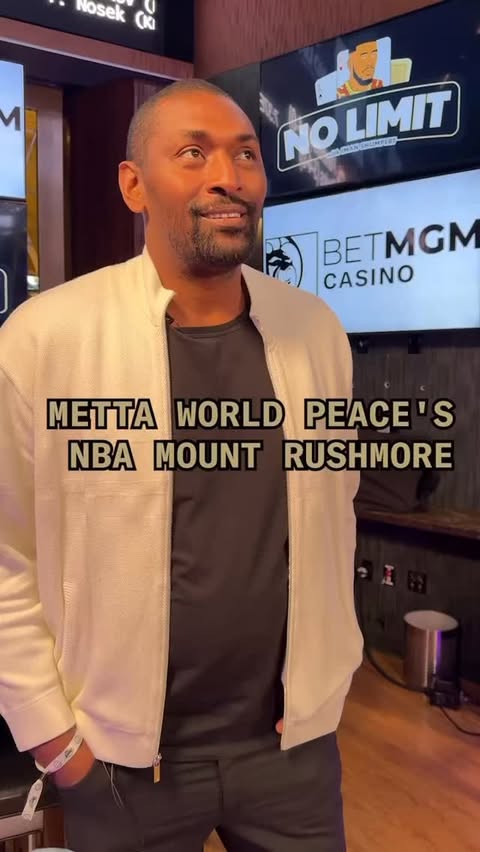 Instagram post by @allincasinohq for BetMGM. Caption reads: Who should fill @mettaworldpeace37 4th....