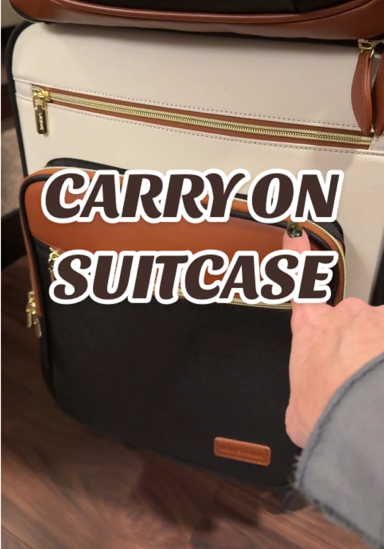 TikTok post by @merrymama for Lovevook. Caption reads: [...] your luggage… this is your sign. @Lovevook....