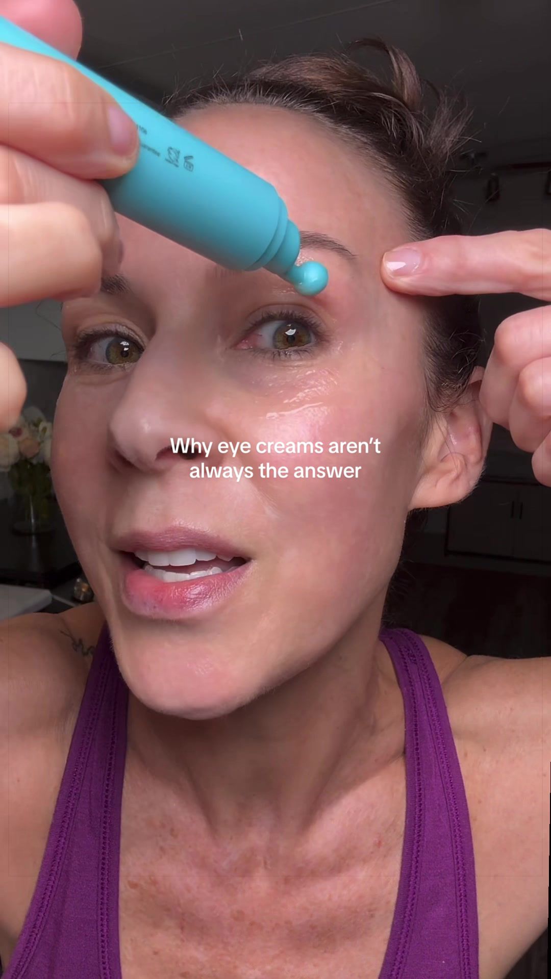 TikTok post by @tik.tok.tina88 for Eight Saints Skincare. Caption reads: [...] can make a big difference. 🩵 @Eight Saints....
