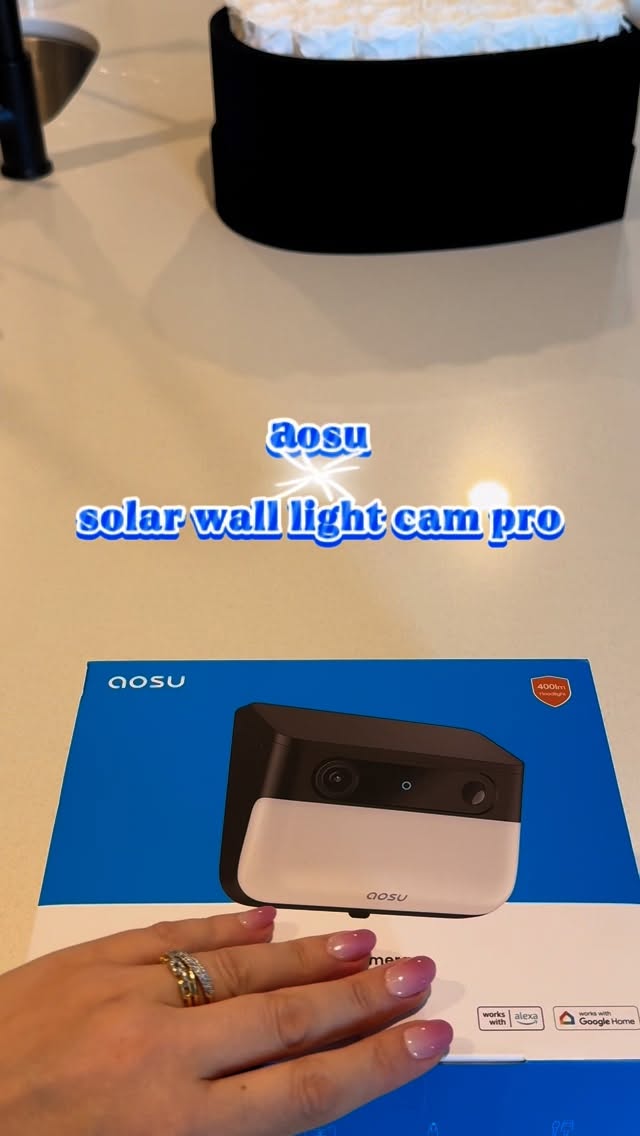 Instagram post by @amerikada.mutfak for Aosu Life. Caption reads: [...] miss out – stay bright, stay safe! @aosulife....