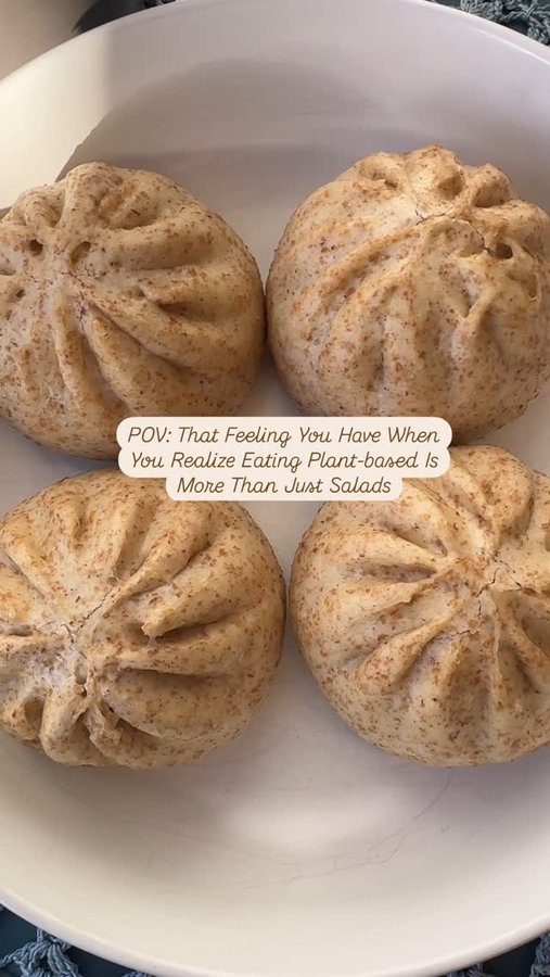 Instagram post by @therunningfoodie for Purple Carrot. Caption reads: [...] eating doesn’t just mean salads, &....