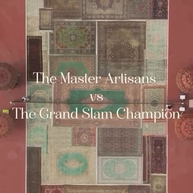 Instagram post by @localsamosavyapaar for Social Samosa. Caption reads: Throwback to when Jaipur Rugs created a tennis....