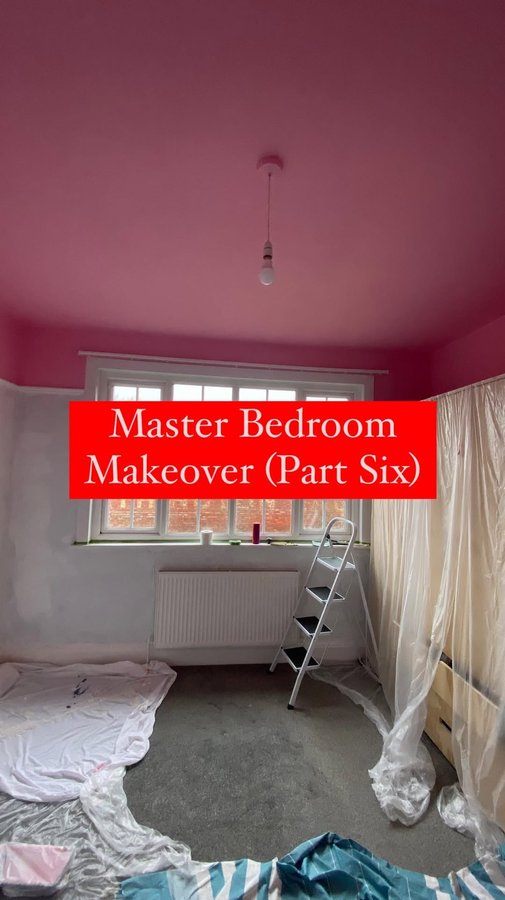 Instagram post by @hattathome for YesColours. Caption reads: MASTER BEDROOM MAKEOVER (Part Six) 

AD | It’s....