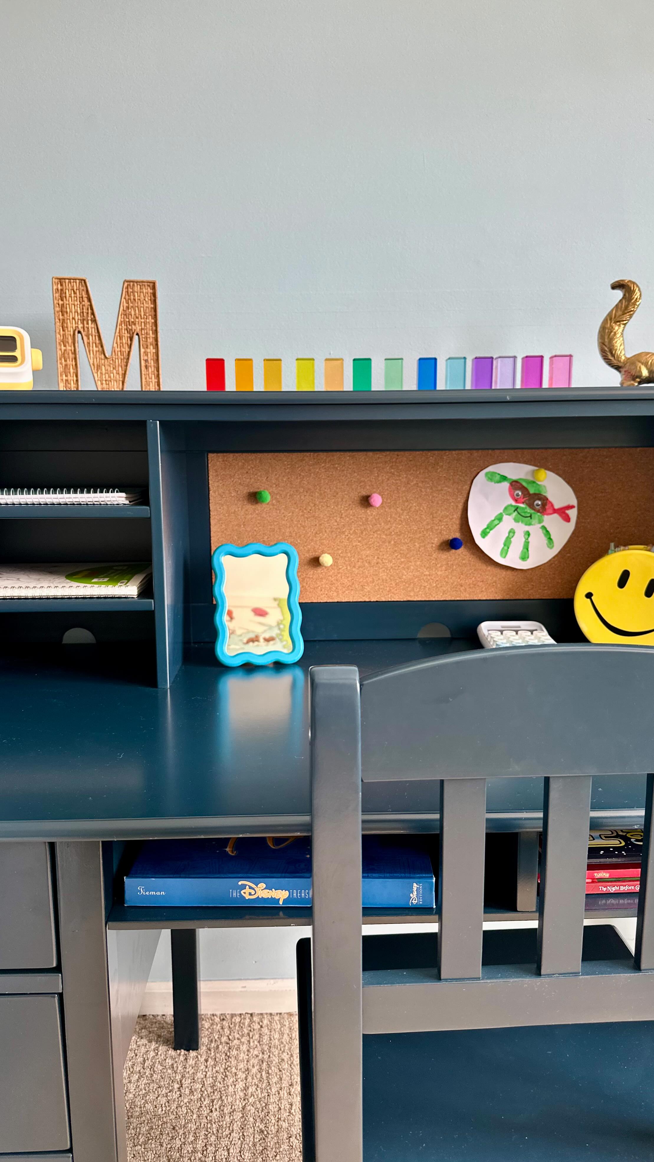 Instagram post by @createwithdesi for Guidecraft. Caption reads: [...] Bedroom Makeover, Part 2✨ featuring....