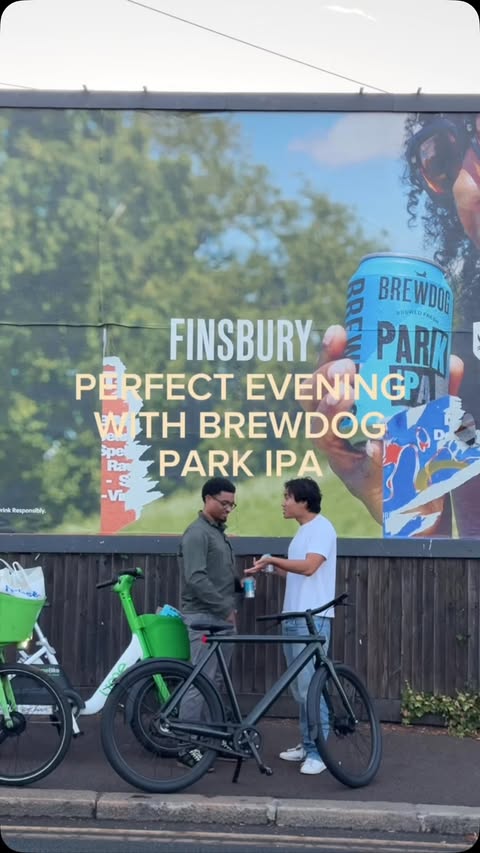 Instagram post by @itsnamchau for BrewDog. Caption reads: How to spend the perfect evening with....