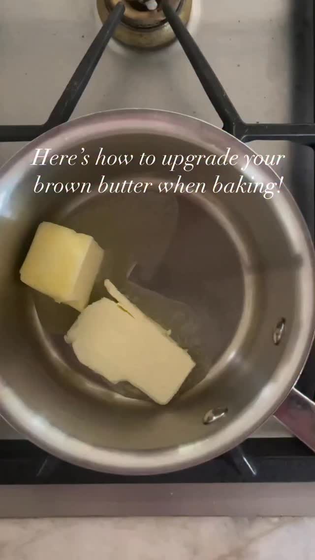 Instagram post by @milkandcardamom for Taste of Home. Caption reads: 🧈Baking pro tip: My secret to extra delicious....