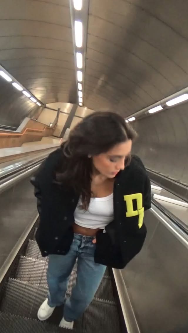 Instagram post by @zeudidipalma for DKNY. Caption reads: Embracing @haileybieber style in the new DKNY fall....