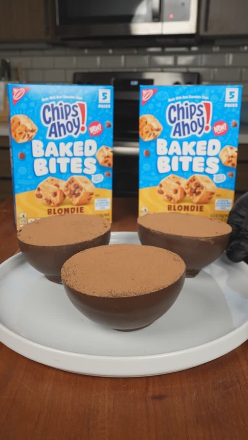 Instagram post by @patrickzeinali for Chips Ahoy!. Caption reads: #ad @chipsahoy did it again with these Baked Bites....